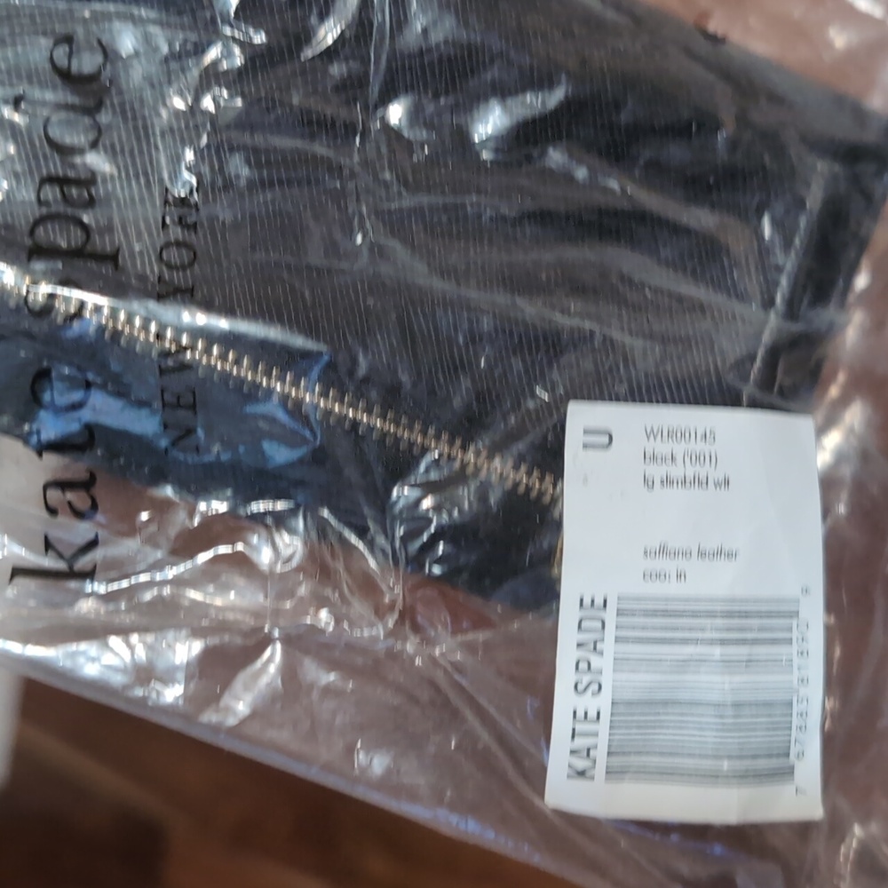 Kate Spade Saffino Leather Staci Large Slim Wallet Zip Compartment in Box❤️ - Picture 10 of 10